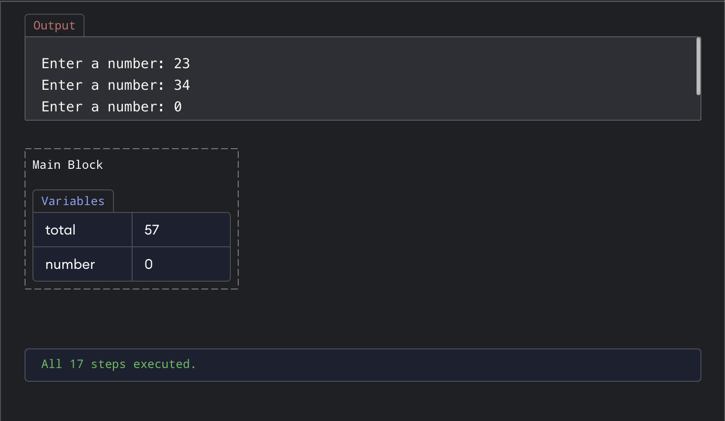Sum of Natural Numbers visualization